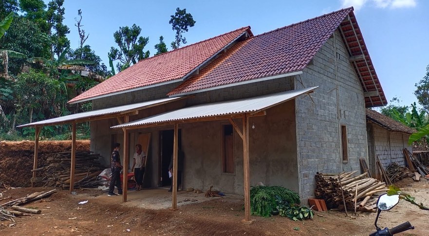 Salah satu rumah warga Pacitan penerima bantuan BSPS yang kini lebih nyaman ditempati. NUR CAHYONO/RADAR PACITAN