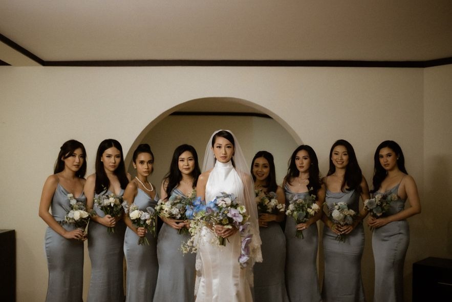 Cantiknya para bridesmaid pernikahan.