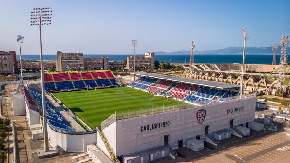 Unipol Domus stadion modular markas Cagliari.