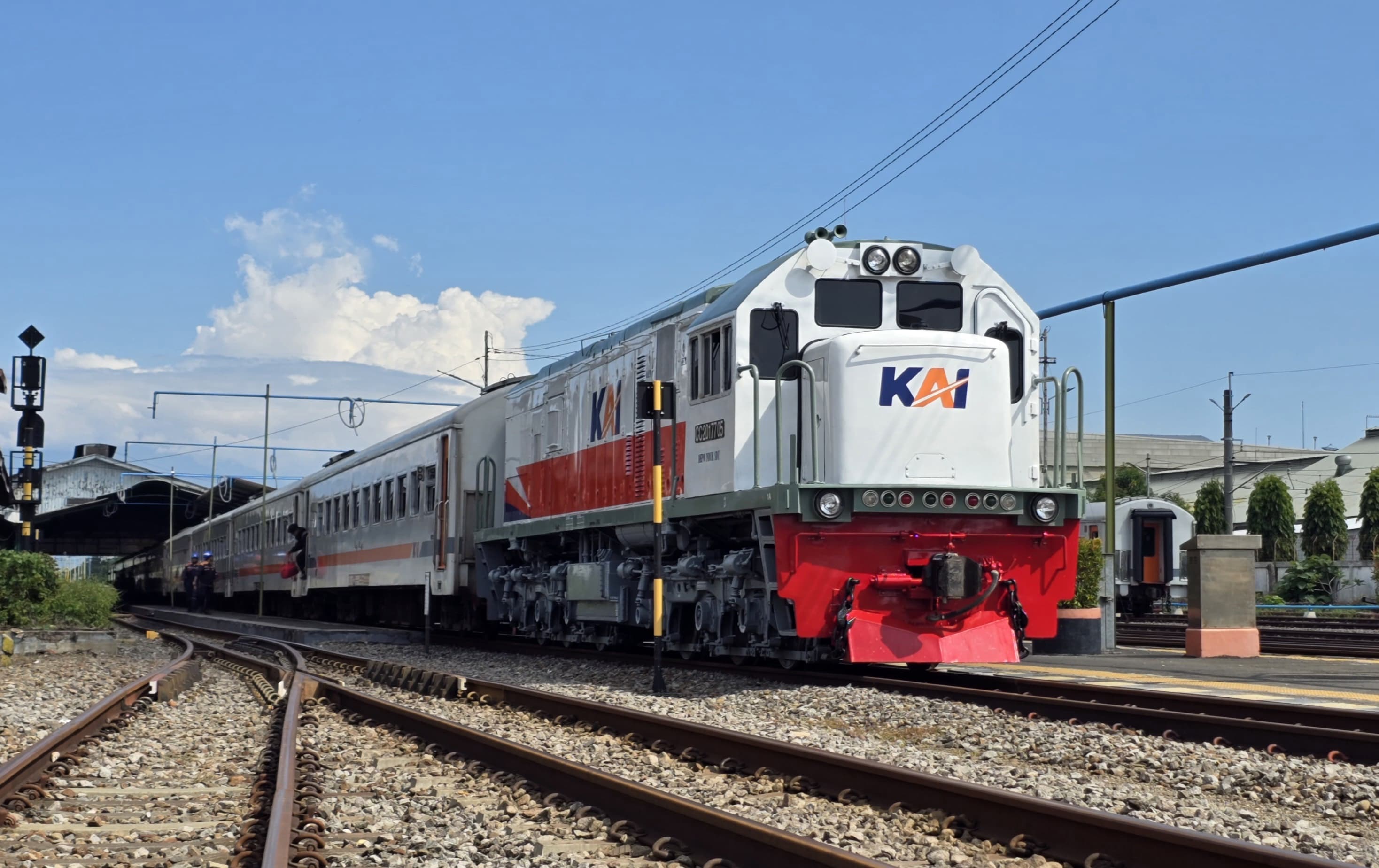 PT KAI Daop 7 Madiun mengajak masyarakat menjaga fasilitas kereta api agar perjalanan tetap aman dan lancar. DOK RADAR MADIUN