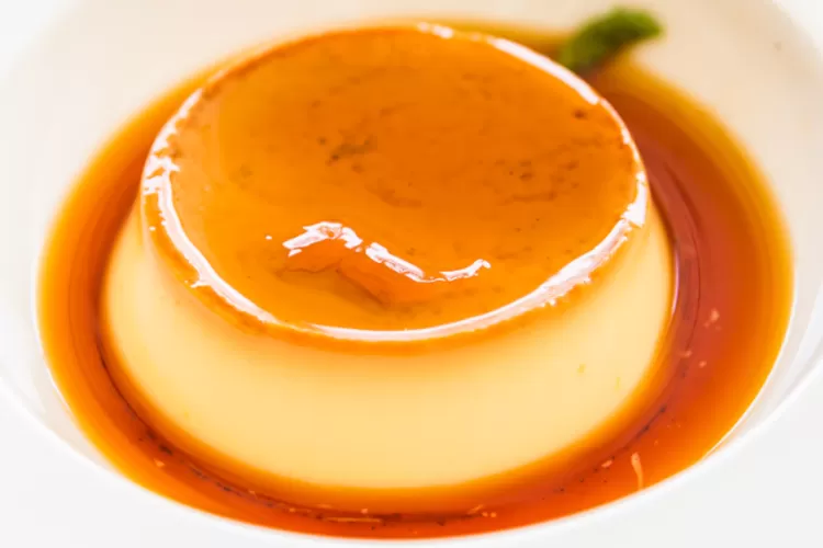 Ilustrasi Puding Karamel