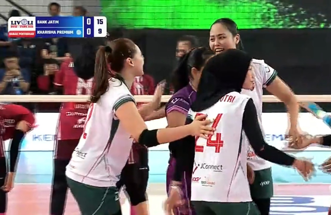 Bank Jatim menang 3-2.