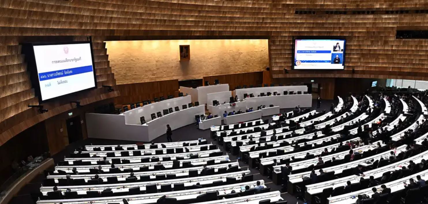 Sidang parlemen di Thailand.