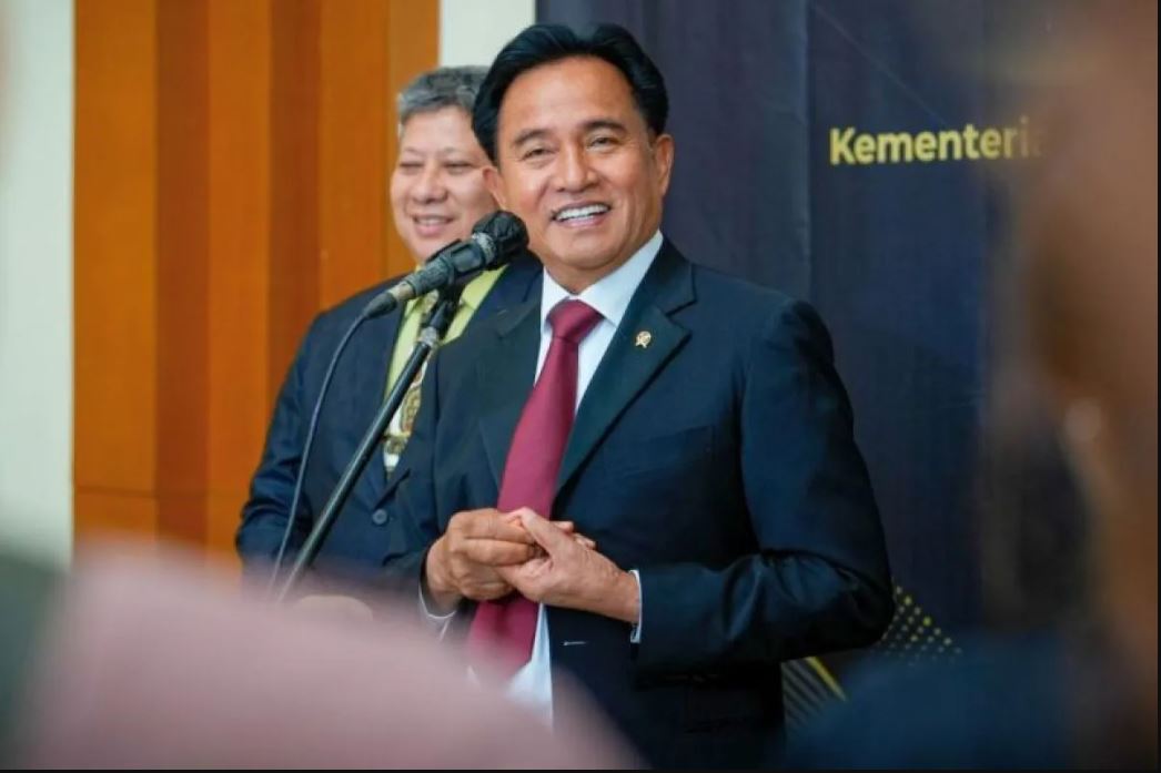 Menko Kumham Imipas Yusril Ihza Mahendra.