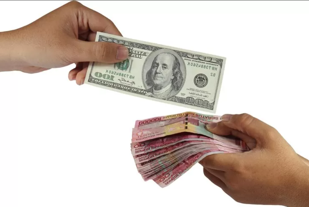 Ilustrasi nilai tukar rupiah. (JAWA POS)