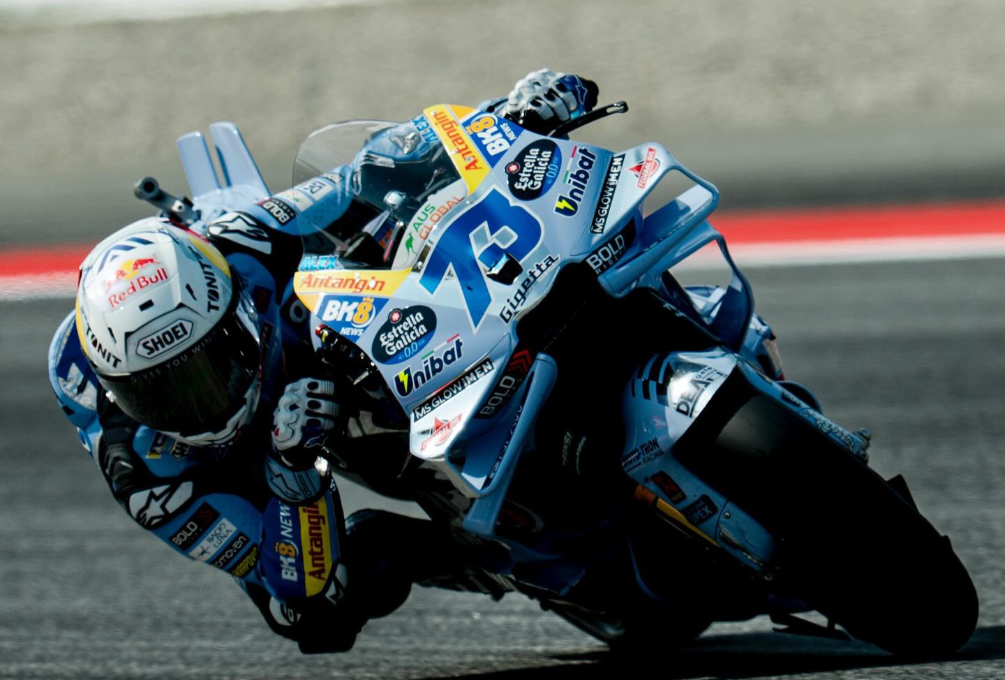 Alex Marquez finis tercepat.