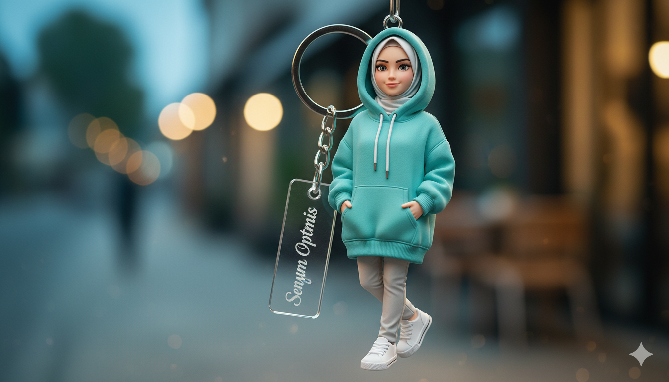 Ubah Foto Jadi Keychain Action Figure dengan Prompt AI, Hasilnya Realistis Banget