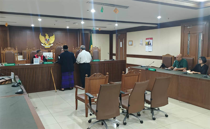 Pengadilan Negeri Jakarta Pusat menggelar sidang gugatan perdata terhadap Wakil Presiden (Wapres), Gibran Rakabuming Raka, Senin 8 September 2025.