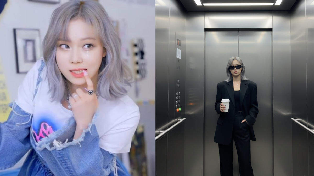 Ilustrasi Potret AI Elegan & Edgy di Lift Modern