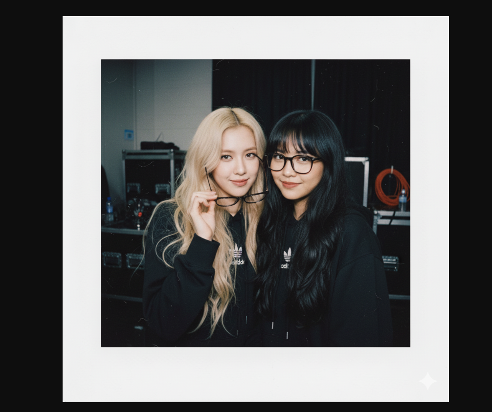 Tren Foto Polaroid Bareng Rose BlackPink Pakai Google Gemini AI