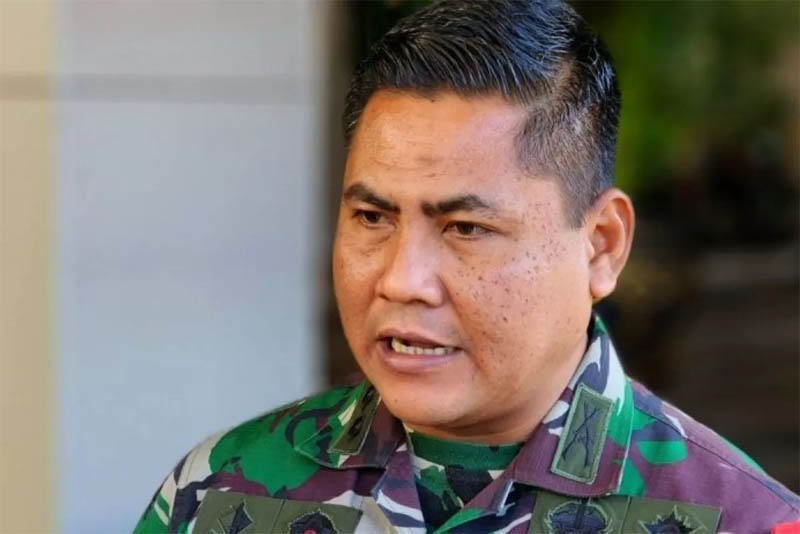 Kepala Penerangan Kodam IV/ Diponegoro Kolonel Andy Soelistyo. Seorang anggota TNI dilaporkan tewas usai melerai pertikaian yang terjadi di sebuah restoran.