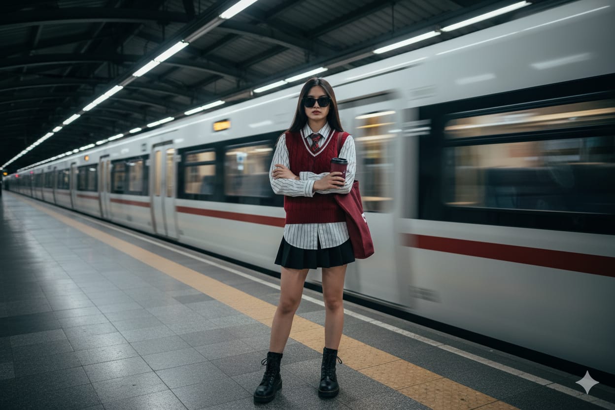 Foto di stasiun bergaya urban