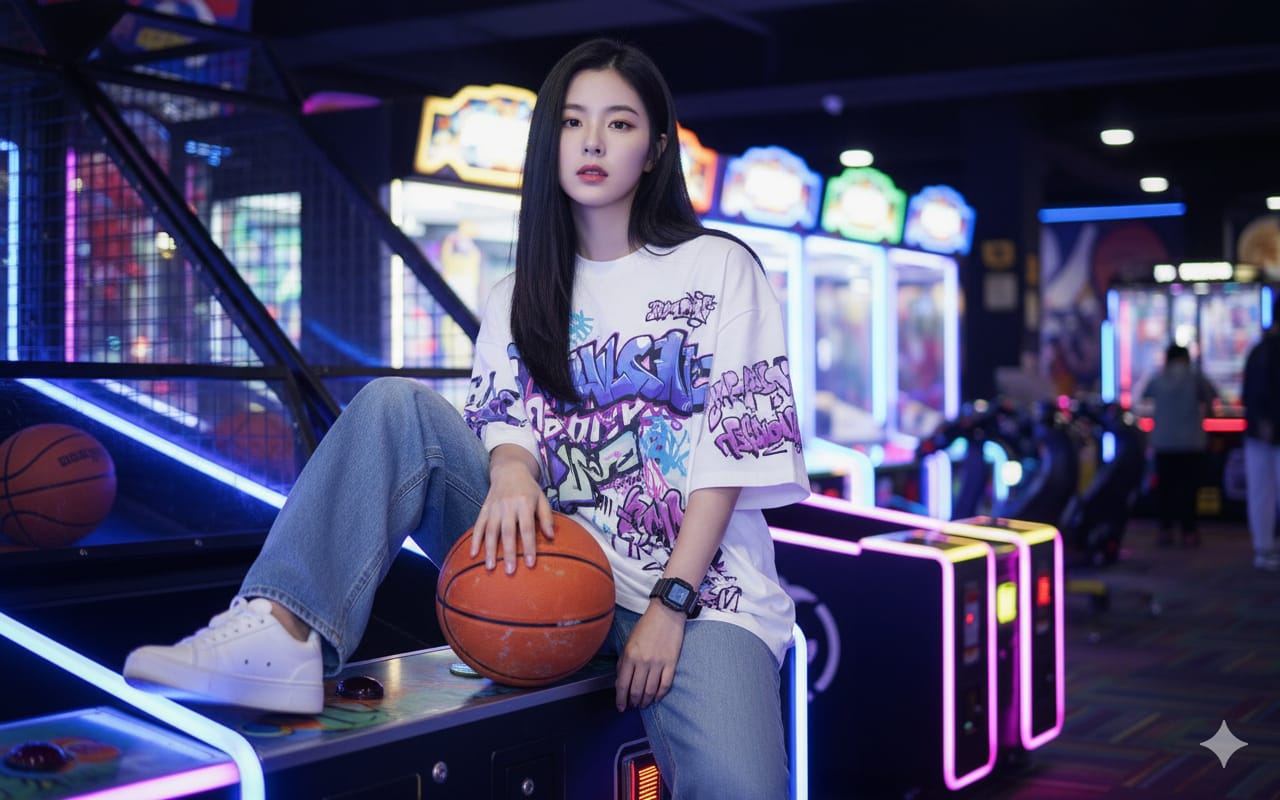 Foto street style neon vibes