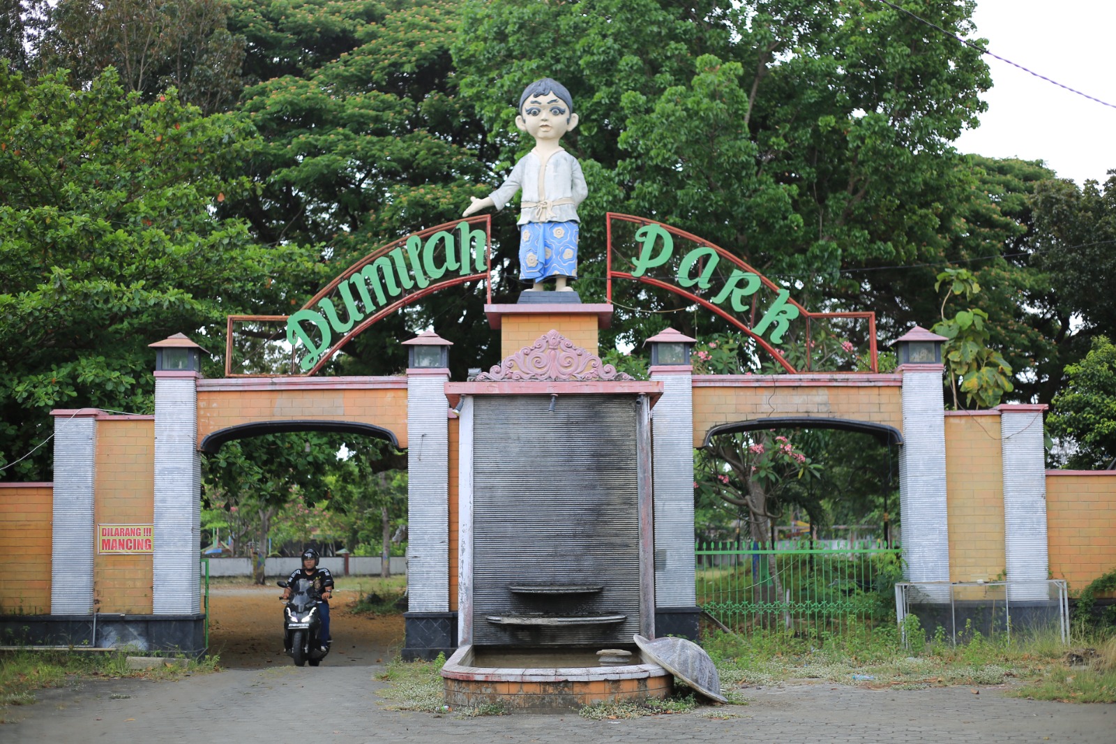 Dumilah Park atau bekas THR bakal direvitalisasi jadi aquaworld modern dengan potensi investasi ratusan miliar. BAGAS BIMANTARA/RADAR MADIUN