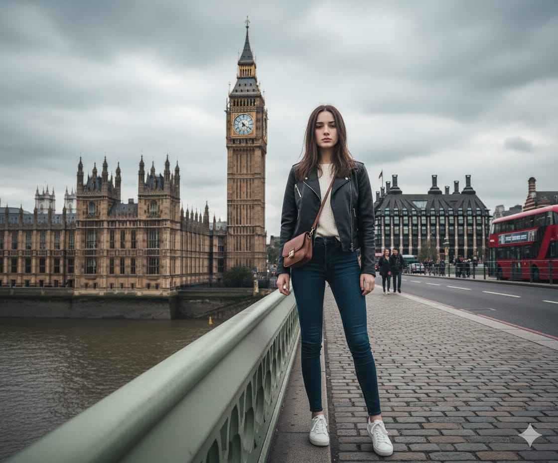 Ilustrasi Hasil Foto Traveling ke Destinasi Impian Dunia dengan Gemini AI