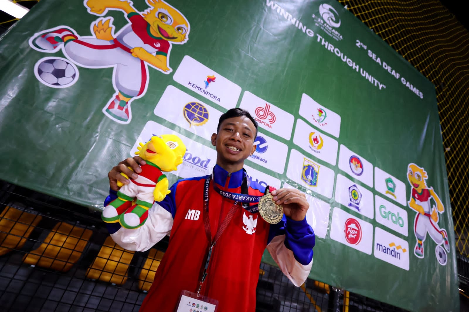 Muhammad Bilal, striker tunarungu Timnas Futsal, mengantarkan Indonesia raih emas di SEA Deaf Games II 2025.