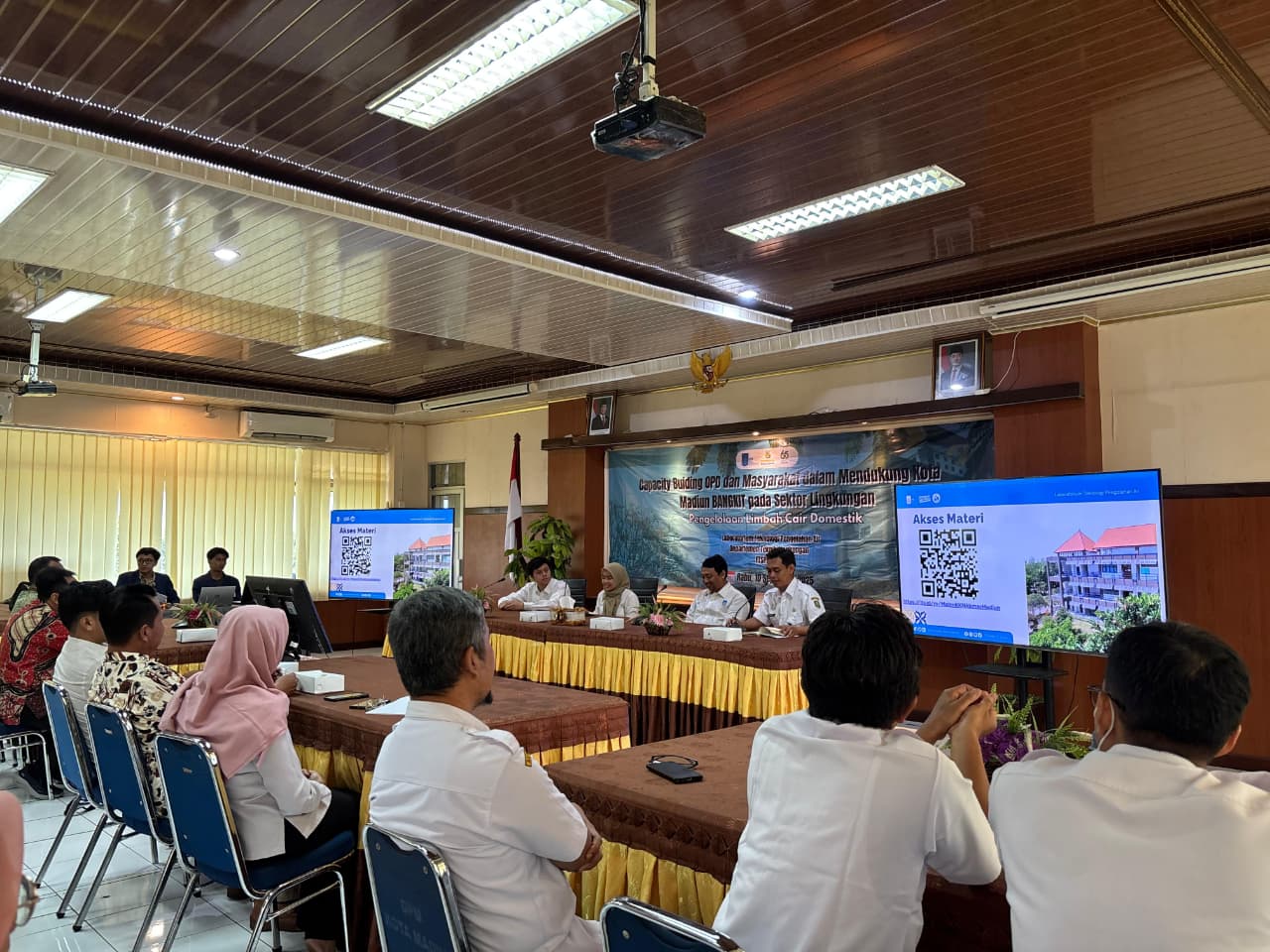 DLT ITS membekali jajaran Pemkot Madiun dan masyarakat dengan pelatihan pengelolaan limbah cair.
