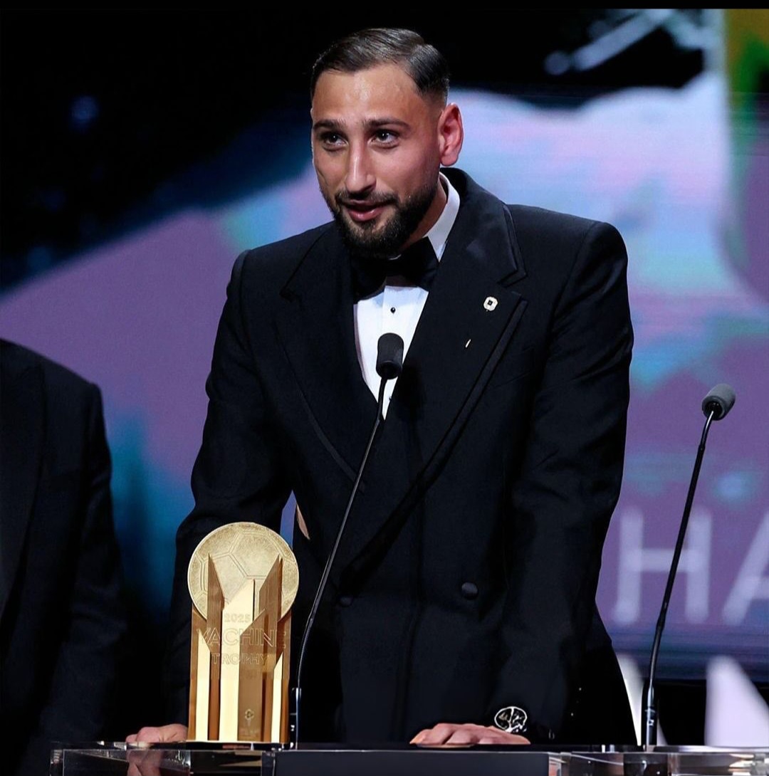 Gianluigi Donnarumma menjuarai Piala Yashin 2025, masuk 10 besar Ballon d