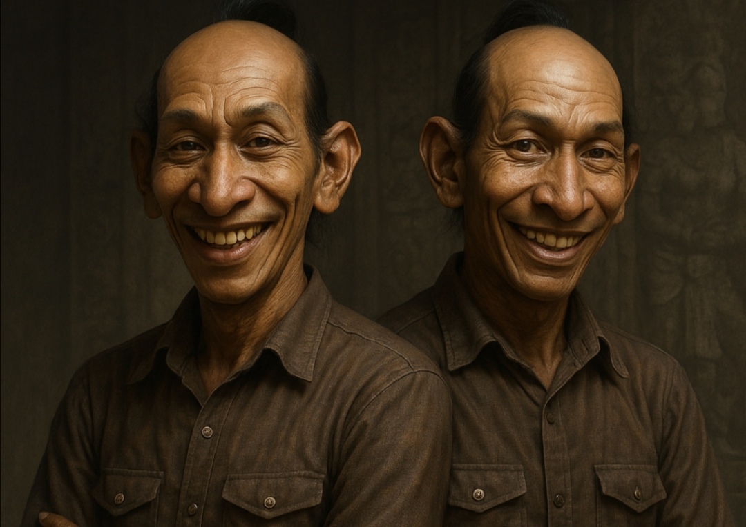 Ilustrasi lakon wayang Petruk Kembar.