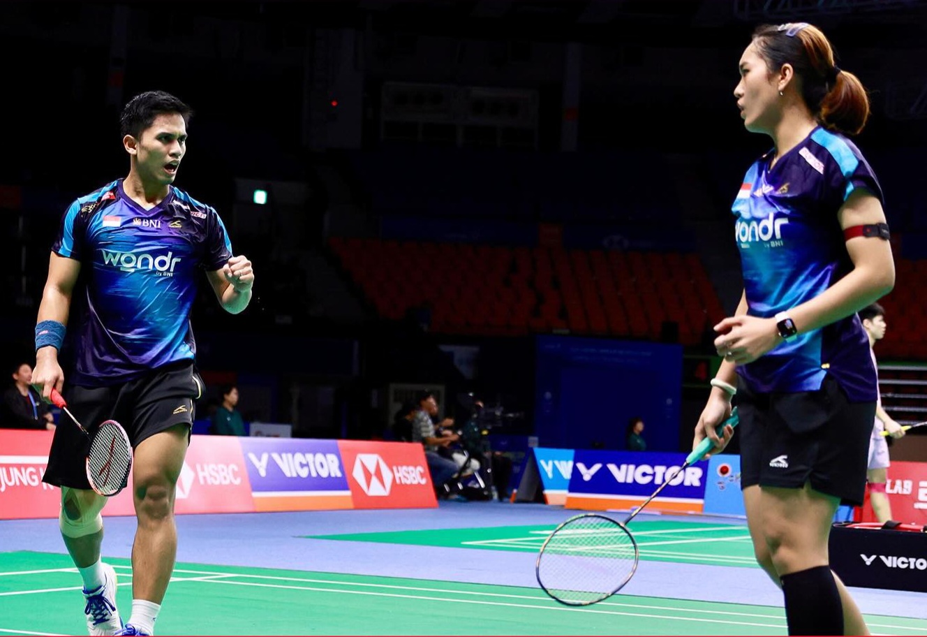 Amri/Nita ke perempat final.