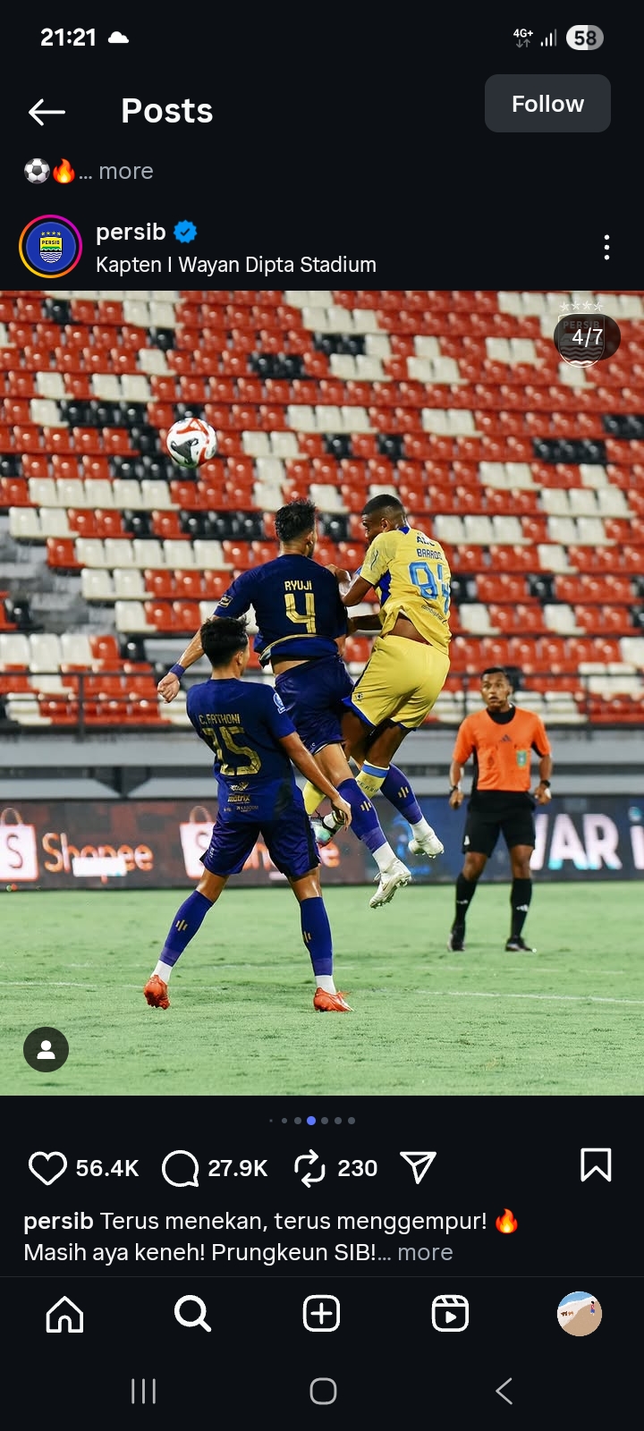 Duel sengit Persita vs Persib di lanjutan BRI Super League.