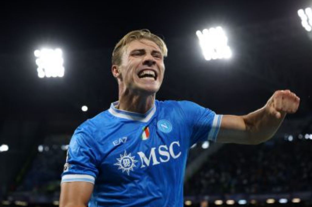 Striker Napoli Rasmus Hojlund.