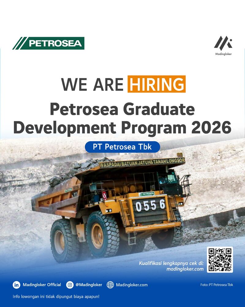 Lowongan Kerja PT Petrosea Tbk