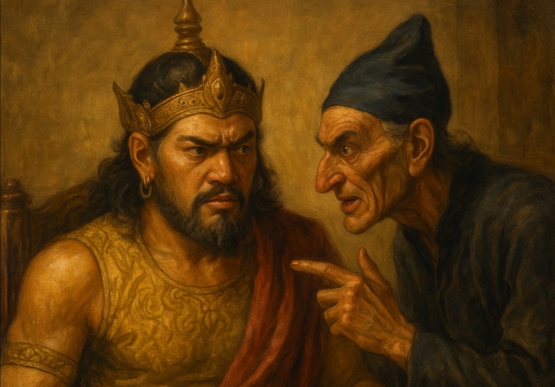 Ilustrasi lakon wayang Ampak-ampak Glagah Tinunu.