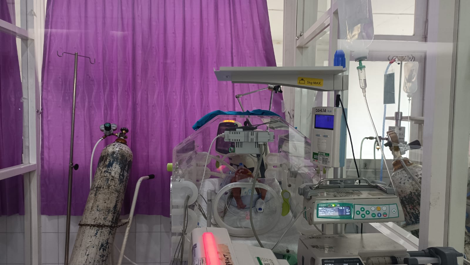 RSUD dr. Darsono Pacitan mencatat 136 anak terjangkit pneumonia hingga September 2025. NUR CAHYONO/RADAR PACITAN