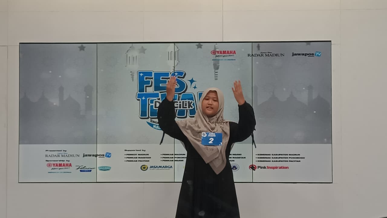 Ayatul Husna dari SMP IT Batik Ibu tampil menginspirasi di audisi Festival Dai Cilik 2025