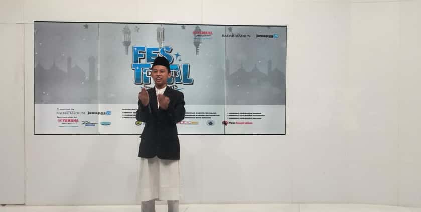 Mirzaki Abdul Aziz dari MBS Prof Hamka Kota Madiun tampil di Festival Dai Cilik 2025