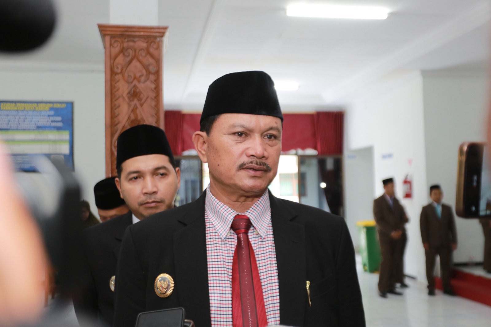 Wali Kota Madiun Maidi mengultimatum para ASN untuk tetap kerja maksimal kendati TKD 2026 dipangkas. BAGAS BIMANTARA/RADAR MADIUN