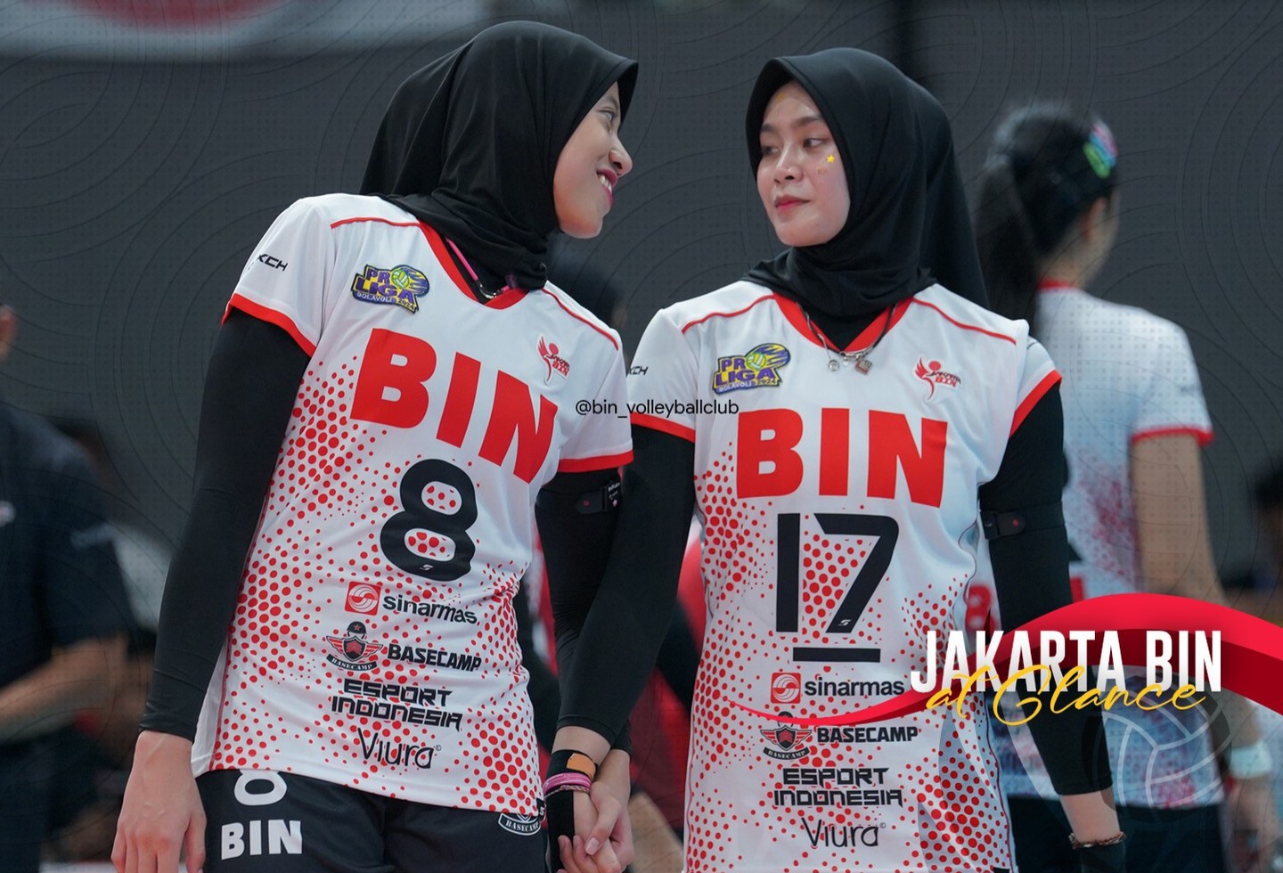Mega dan Wilda saat membela Jakarta BIN di Proliga.
