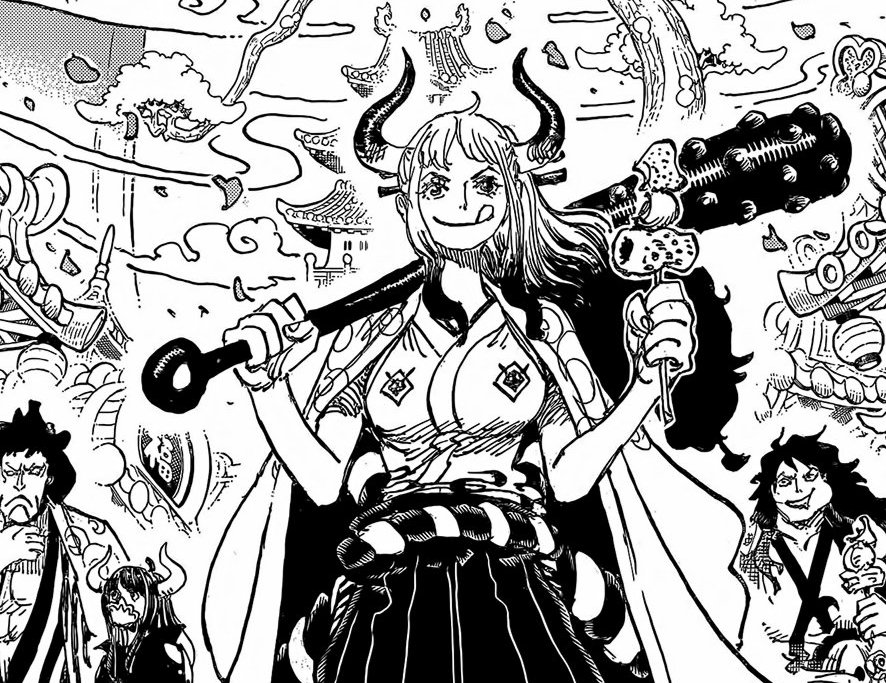 Cover story Yamato di Wano selesai di baca komik One Piece 1162.
