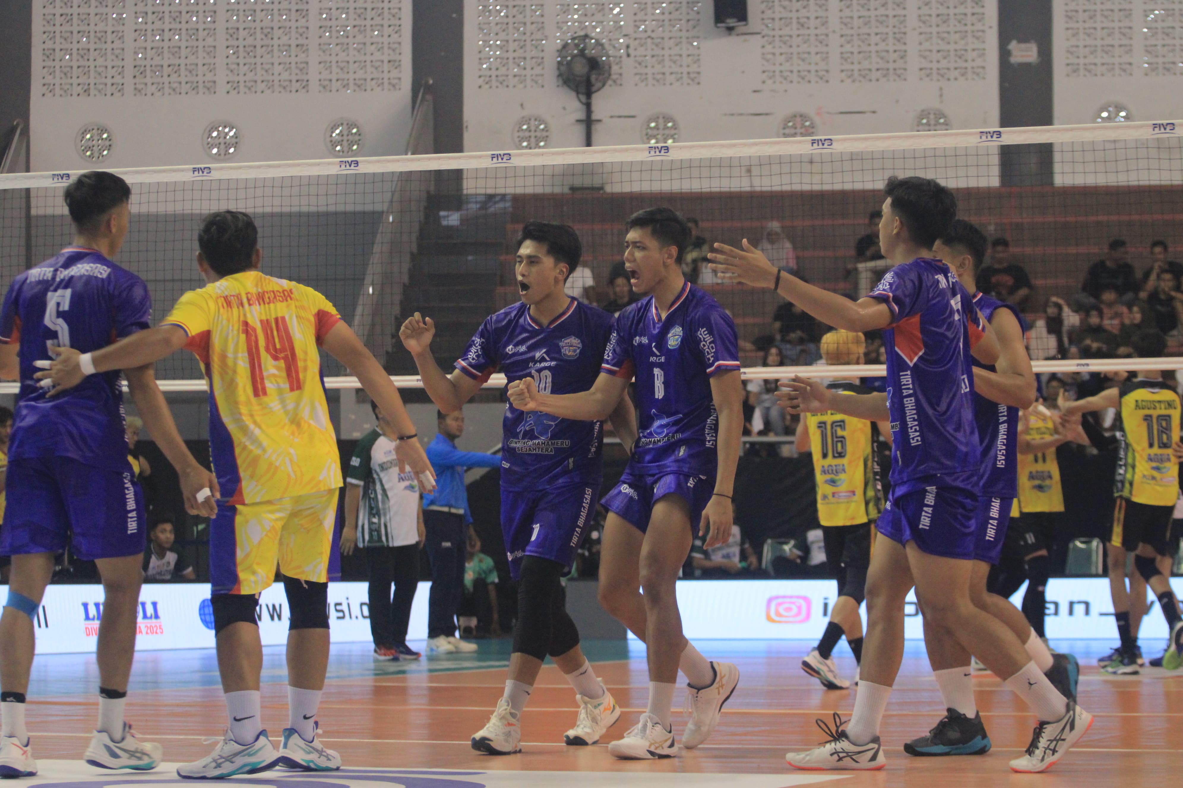 Perumdam Tirta Bhagasasi Bekasi menang atas Indomaret di lanjutan Final Four Livoli Divisi Utama 2025.