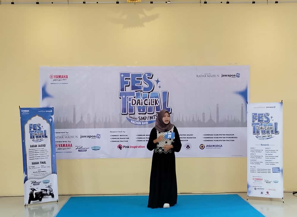Yumna Anindita Putri dari SMPN 1 Kedunggalar