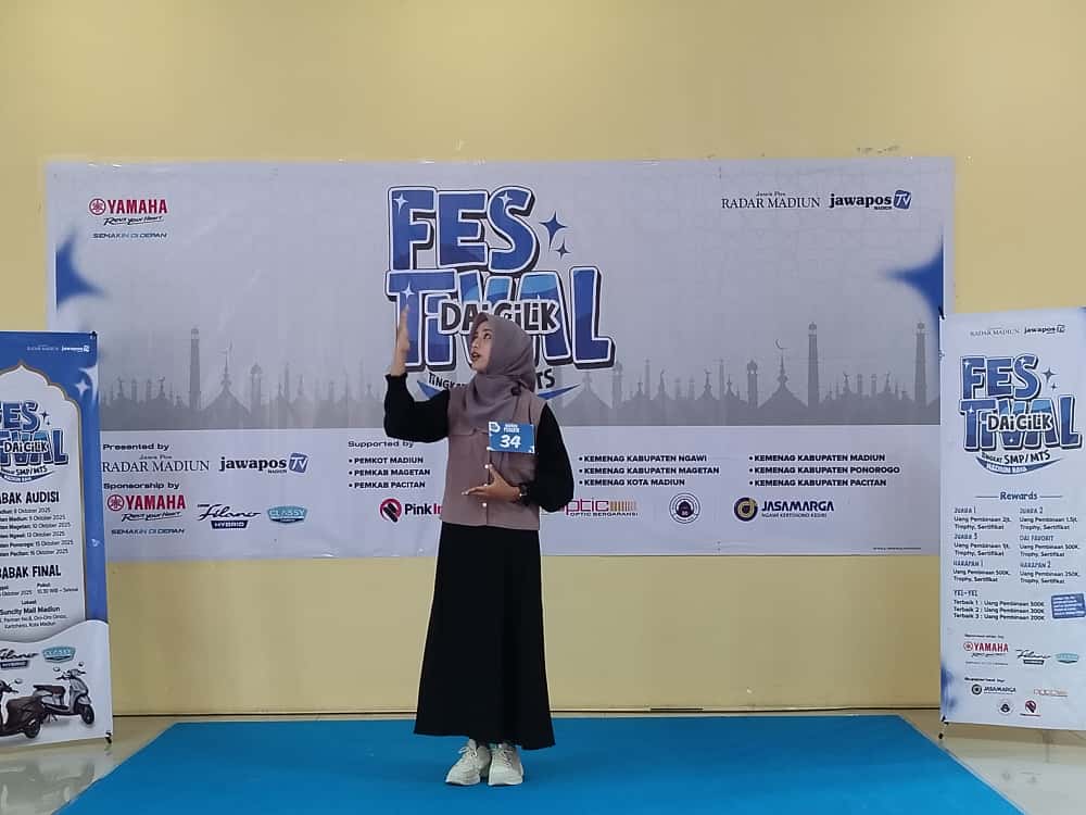 Mayheza Putri Dyandra dari SMPN 1 Ngrambe