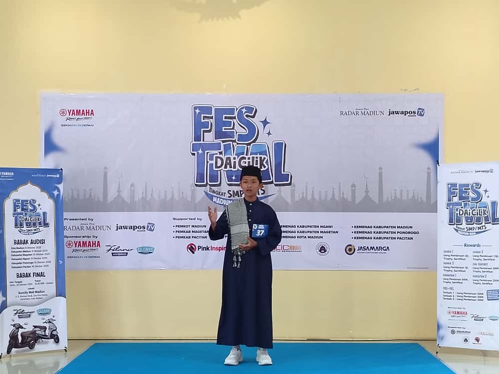 Hafizh Putra Pratama dari SMP Muhammadiyah 4 Ngawi