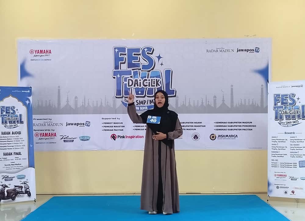 Kasifa Aulia Putri dari MTsN 2 Ngawi.