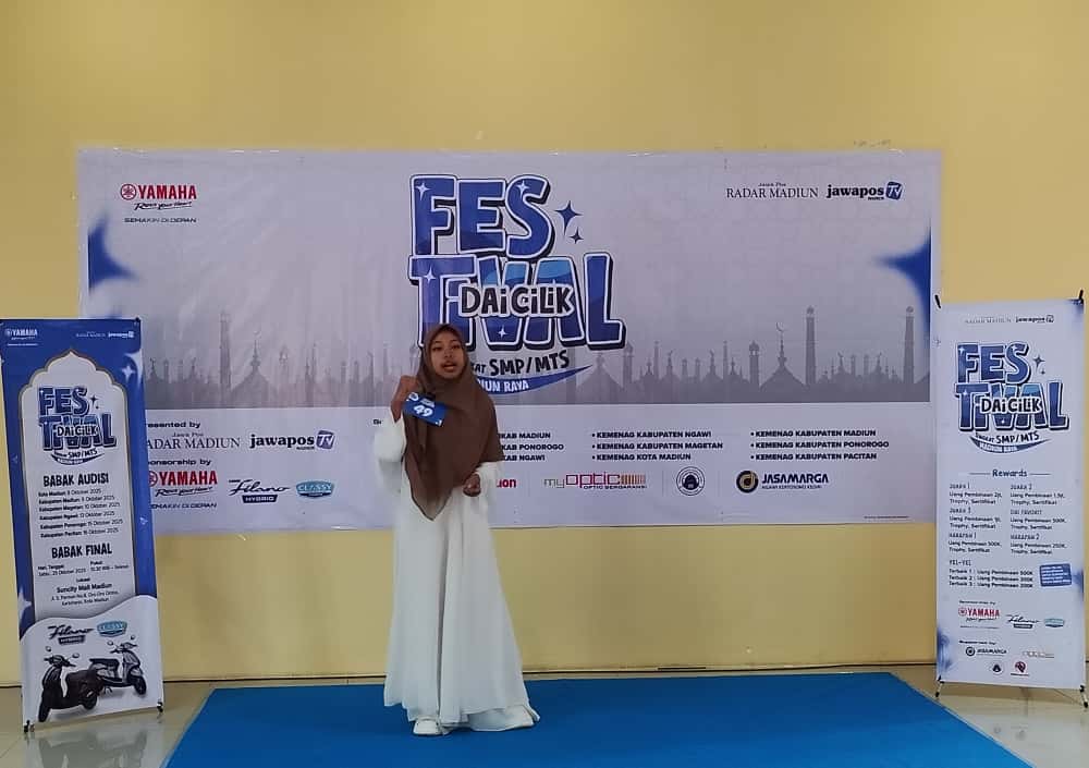 Aisyah Silmi Wahyu Afiqa dari SMP Islamiyah Widodaren