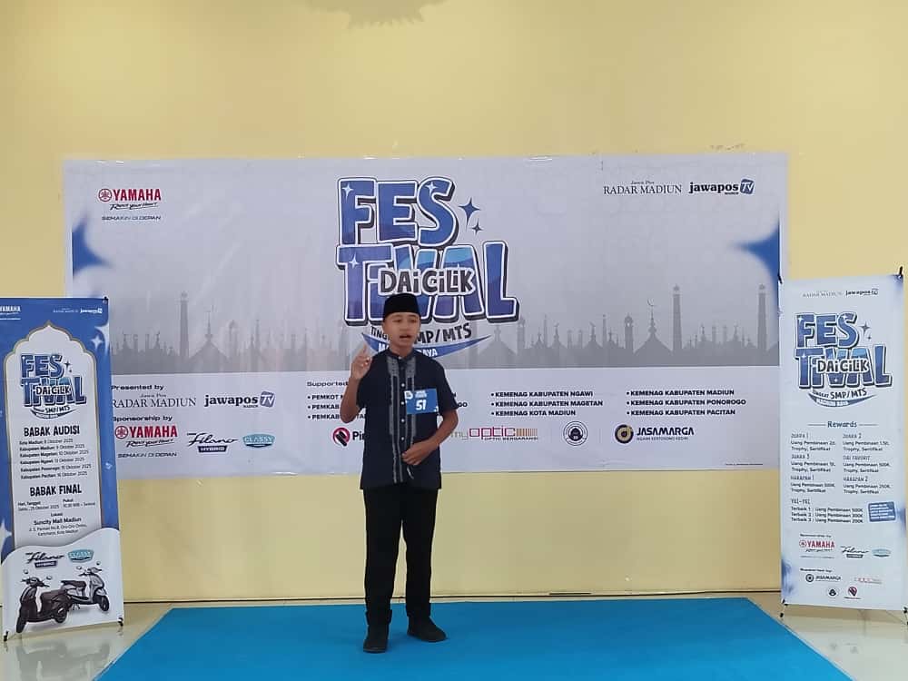 Jagad Pramudhito dari MTsN 7 Ngawi