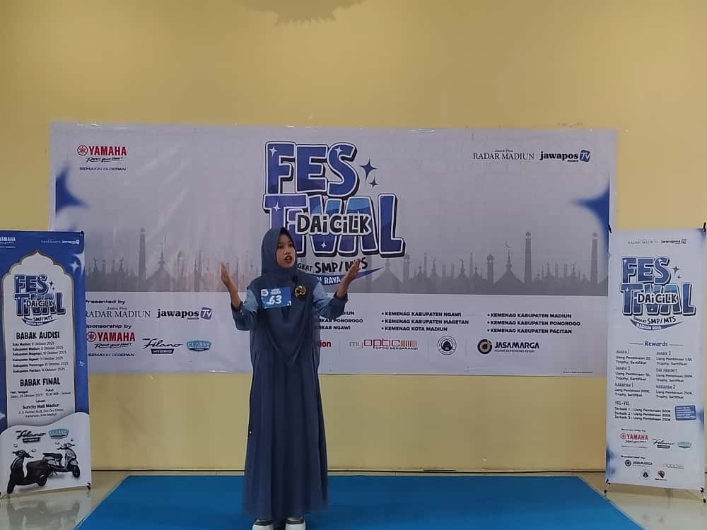 Alifah Arun Aprilia dari SMPN 1 Geneng