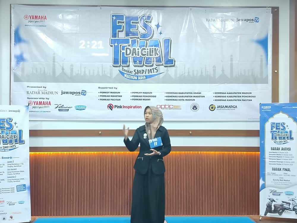 Tashfa Raisha Firzanah dari MTs Muhammadiyah 04 Pacitan
