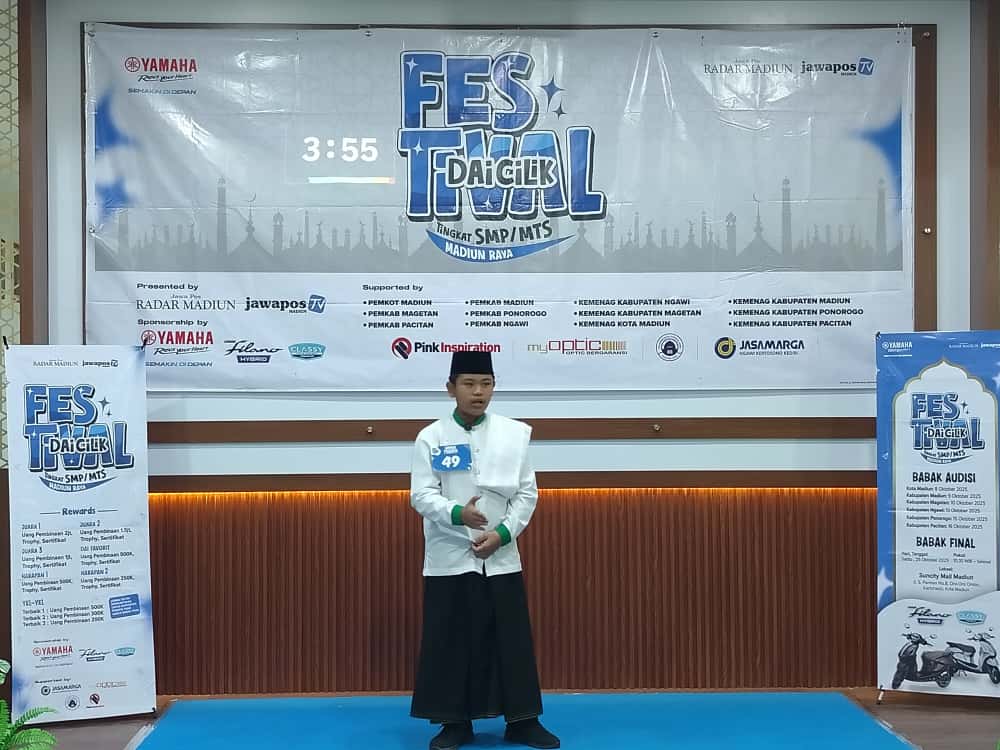 Defan Febrianto Putra dari SMPN 3 Pacitan