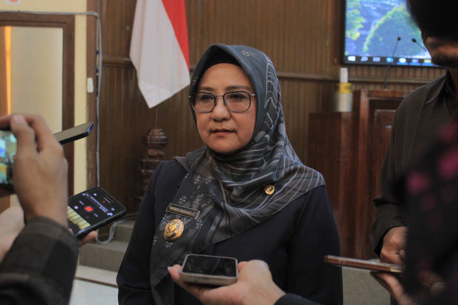 Bupati Magetan Nanik Endang Rusminiarti meminta Satgas MBG turun tangan cegah kasus keracunan terulang. DOK RADAR MAGETAN