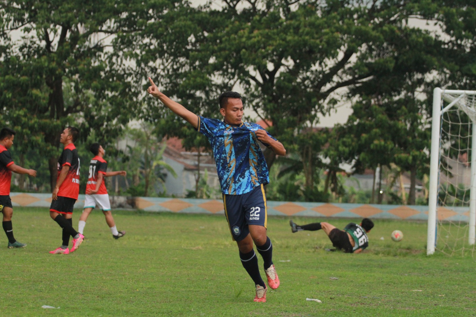 Para pemain MPFC saat berlaga di Liga 3 Jatim musim 2023/2024 lalu. DOK RADAR MADIUN