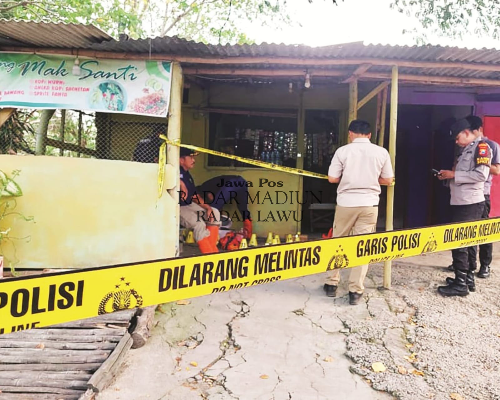 Polisi masih menyelidiki kasus pembunuhan Sundari di Bypass Saradan, Madiun. Hingga kini sembilan saksi telah diperiksa. Foto: Dok. Radar Madiun