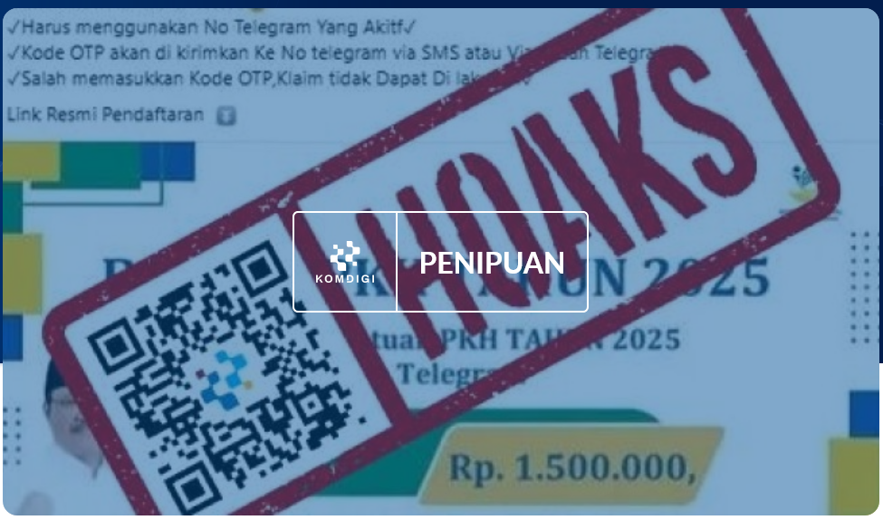 Waspada Link atau tautan pendaftaran  palsu PKH 2025 via Telegram