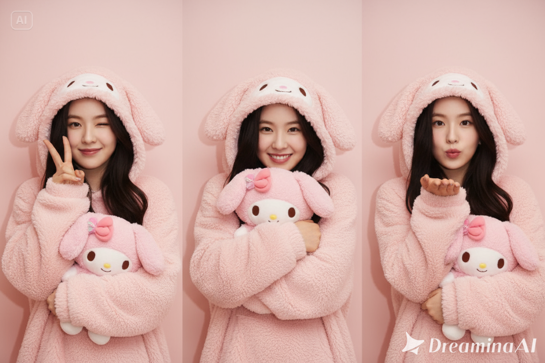 Hasil Edit Foto Gaya My Melody