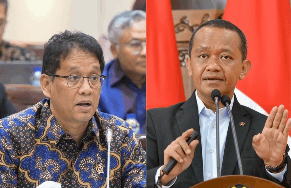 Menkeu Purbaya Yudhi Sadewa&nbsp;dan Menteri ESDM Bahlil Lahadalia.